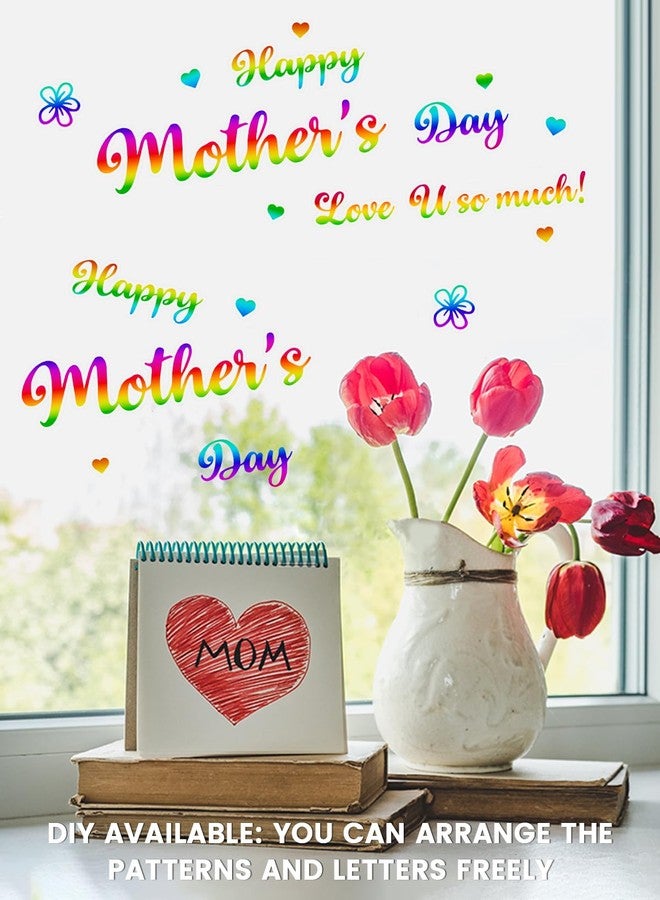DECEED 30 Sheets Mother's Day Bobo Balloon Stickers Mothers Day Letters Stickers Mom Day DIY Balloon Decals Happy Mother's Day Party Decorations Supplies - Image 5